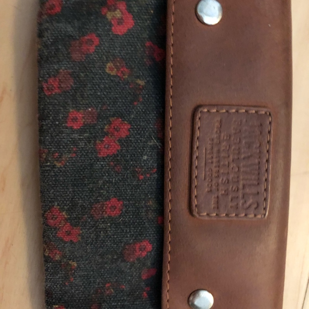 Jack Wills floral faux leather wallet